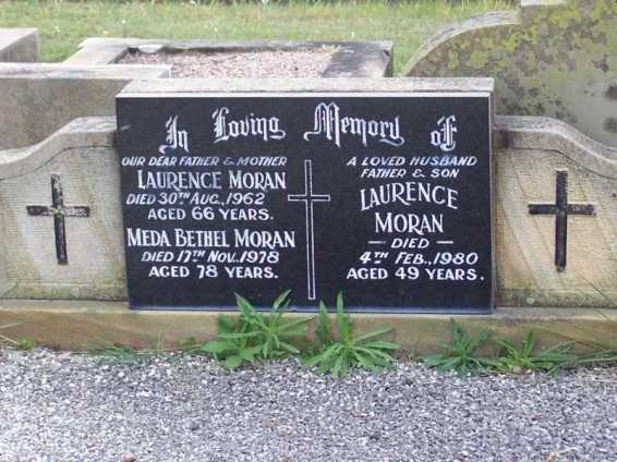 Laurence and Meda Bethel Moran