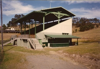 web Grandstand at Dungog showground 1994